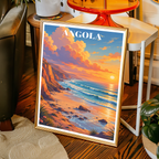 Angola - Travel Poster Vintage Style Wall Art Print - Art Print - Travel Art Poster