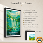Kalandula Falls - Angola - Travel Poster Vintage Style Wall Art Print - Art Print - Travel Art Poster