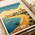 Luanda - Angola - Travel Poster Vintage Style Wall Art Print - Art Print - Travel Art Poster