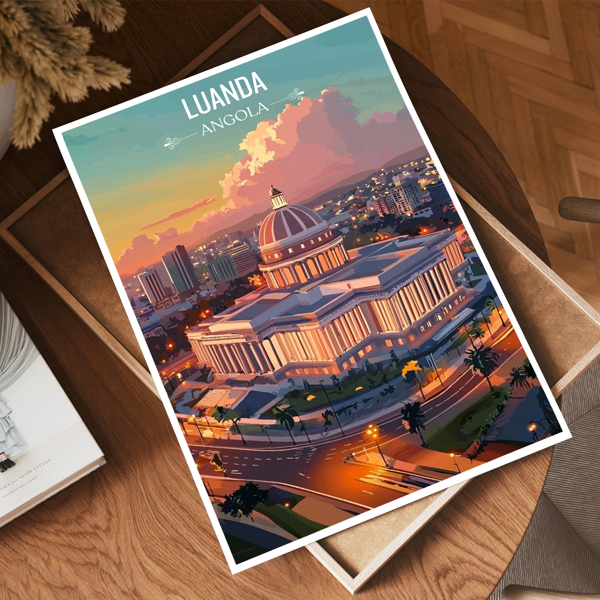 Luanda - Angola - Travel Poster Vintage Style Wall Art Print - Art Print - Travel Art Poster