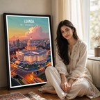 Luanda - Angola - Travel Poster Vintage Style Wall Art Print - Art Print - Travel Art Poster