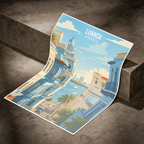 Luanda - Angola - Travel Poster Vintage Style Wall Art Print - Art Print - Travel Art Poster