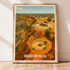 Miradouro - Angola - Travel Poster Vintage Style Wall Art Print - Art Print - Travel Art Poster
