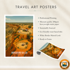 Miradouro - Angola - Travel Poster Vintage Style Wall Art Print - Art Print - Travel Art Poster
