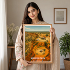 Miradouro - Angola - Travel Poster Vintage Style Wall Art Print - Art Print - Travel Art Poster