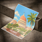Parliament - Angola - Travel Poster Vintage Style Wall Art Print - Art Print - Travel Art Poster
