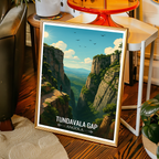 Tundavala Gap - Angola - Travel Poster Vintage Style Wall Art Print - Art Print - Travel Art Poster