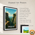 Tundavala Gap - Angola - Travel Poster Vintage Style Wall Art Print - Art Print - Travel Art Poster