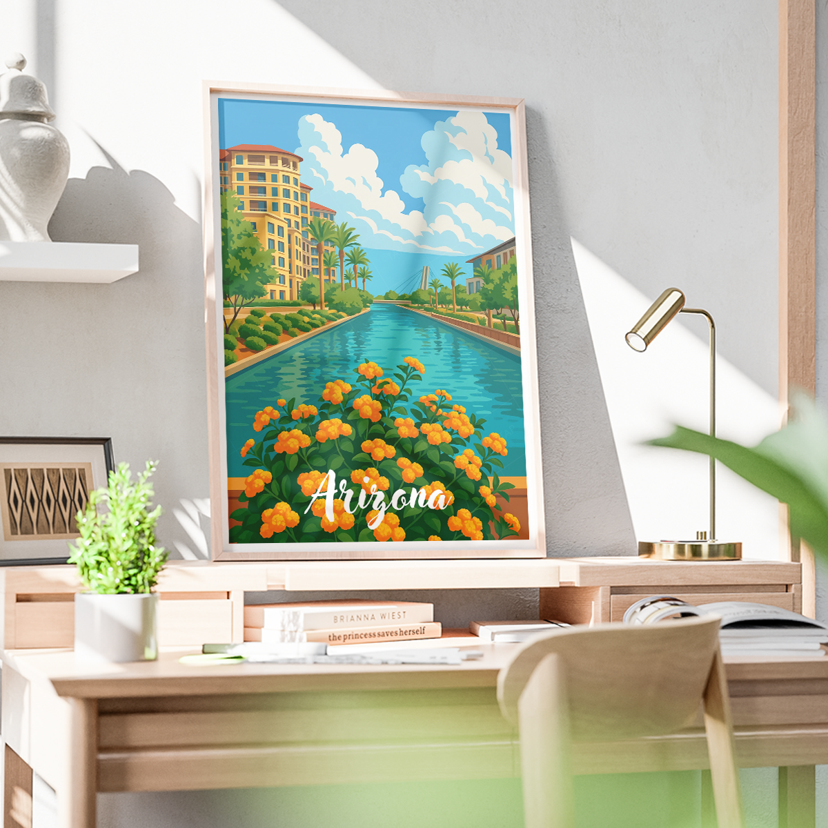 Arizona - USA - Travel Wall Art Deco Poster Print | Modern Style