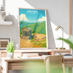 Garni Temple - Armenia - Travel Wall Art Print - Art Print - Travel Art Poster