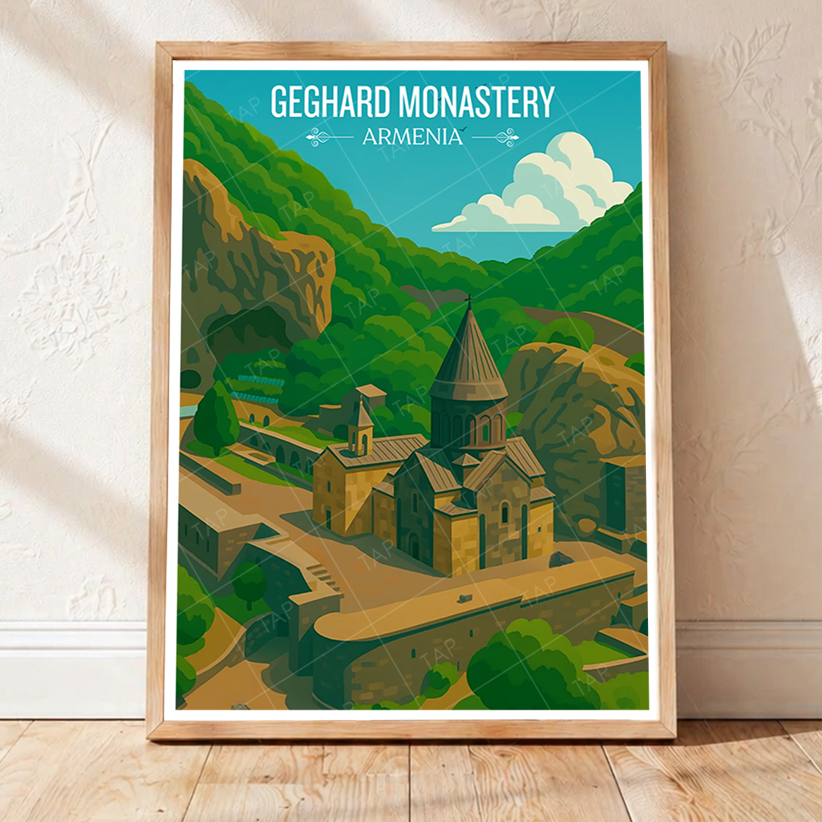 Geghard Monastery - Armenia - Travel Wall Art Print - Art Print - Travel Art Poster