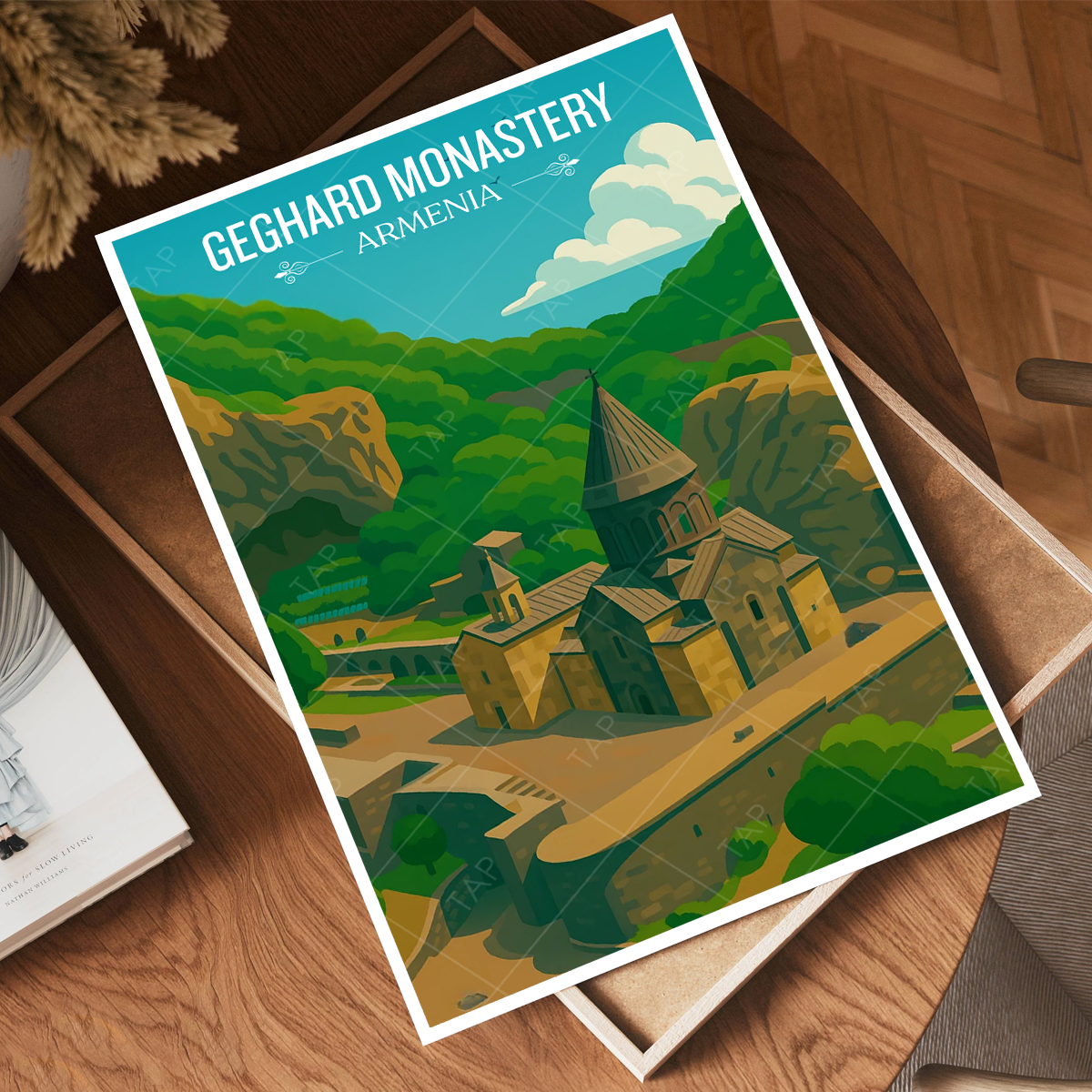 Geghard Monastery - Armenia - Travel Wall Art Print - Art Print - Travel Art Poster