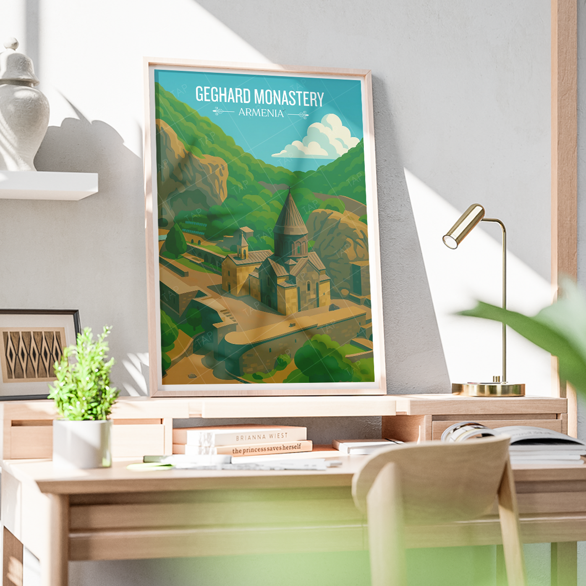 Geghard Monastery - Armenia - Travel Wall Art Print - Art Print - Travel Art Poster