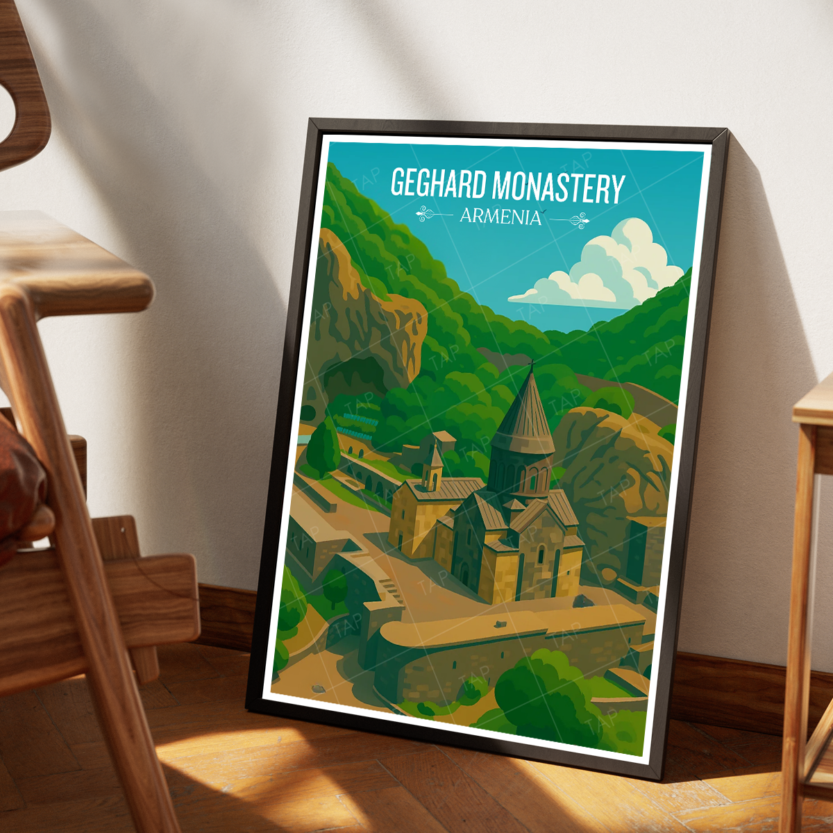 Geghard Monastery - Armenia - Travel Wall Art Print - Art Print - Travel Art Poster