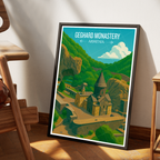 Geghard Monastery - Armenia - Travel Wall Art Print - Art Print - Travel Art Poster
