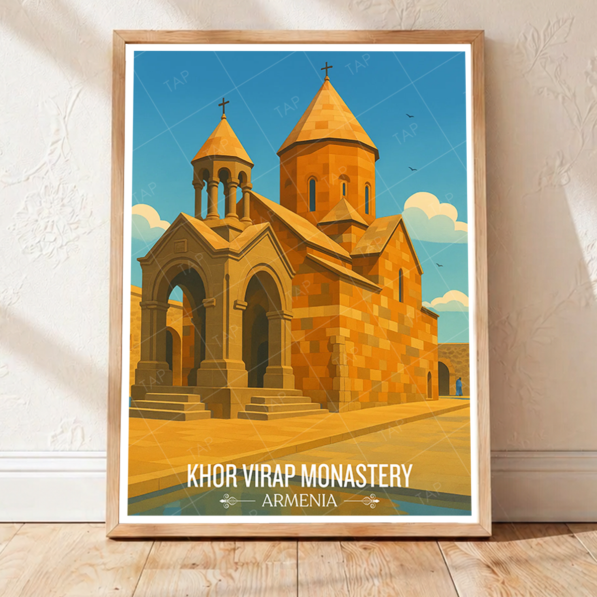 Khor Virap Monastery - Armenia - Travel Wall Art Print - Art Print - Travel Art Poster
