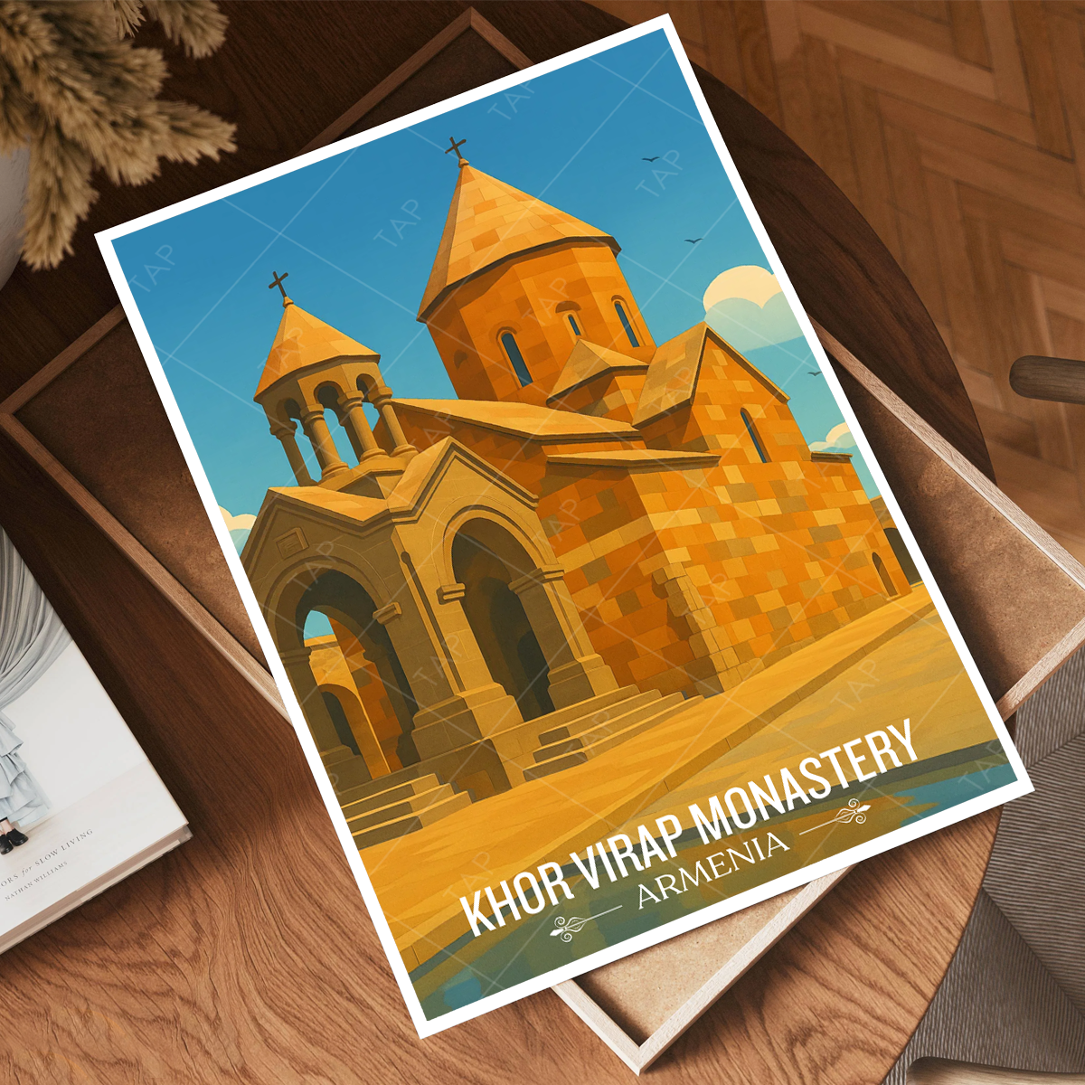 Khor Virap Monastery - Armenia - Travel Wall Art Print - Art Print - Travel Art Poster