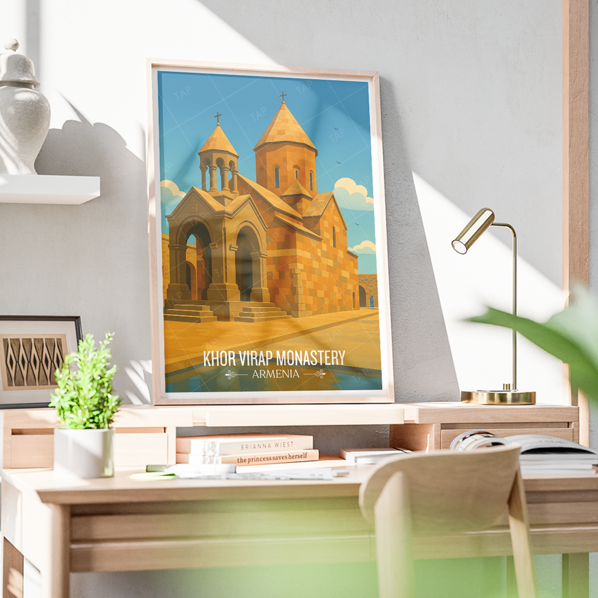 Khor Virap Monastery - Armenia - Travel Wall Art Print - Art Print - Travel Art Poster