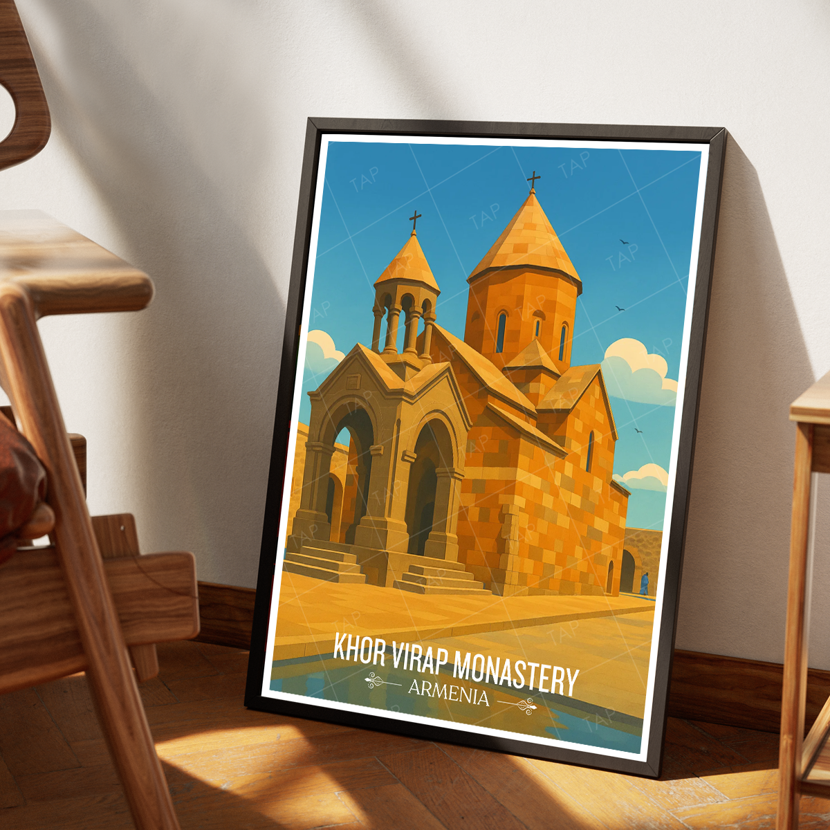 Khor Virap Monastery - Armenia - Travel Wall Art Print - Art Print - Travel Art Poster