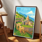 Tatev Monastery - Armenia - Travel Wall Art Print - Art Print - Travel Art Poster