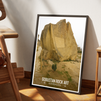 Gobustan Rock Art - Azerbaijan - Travel Wall Art Print - Art Print - Travel Art Poster