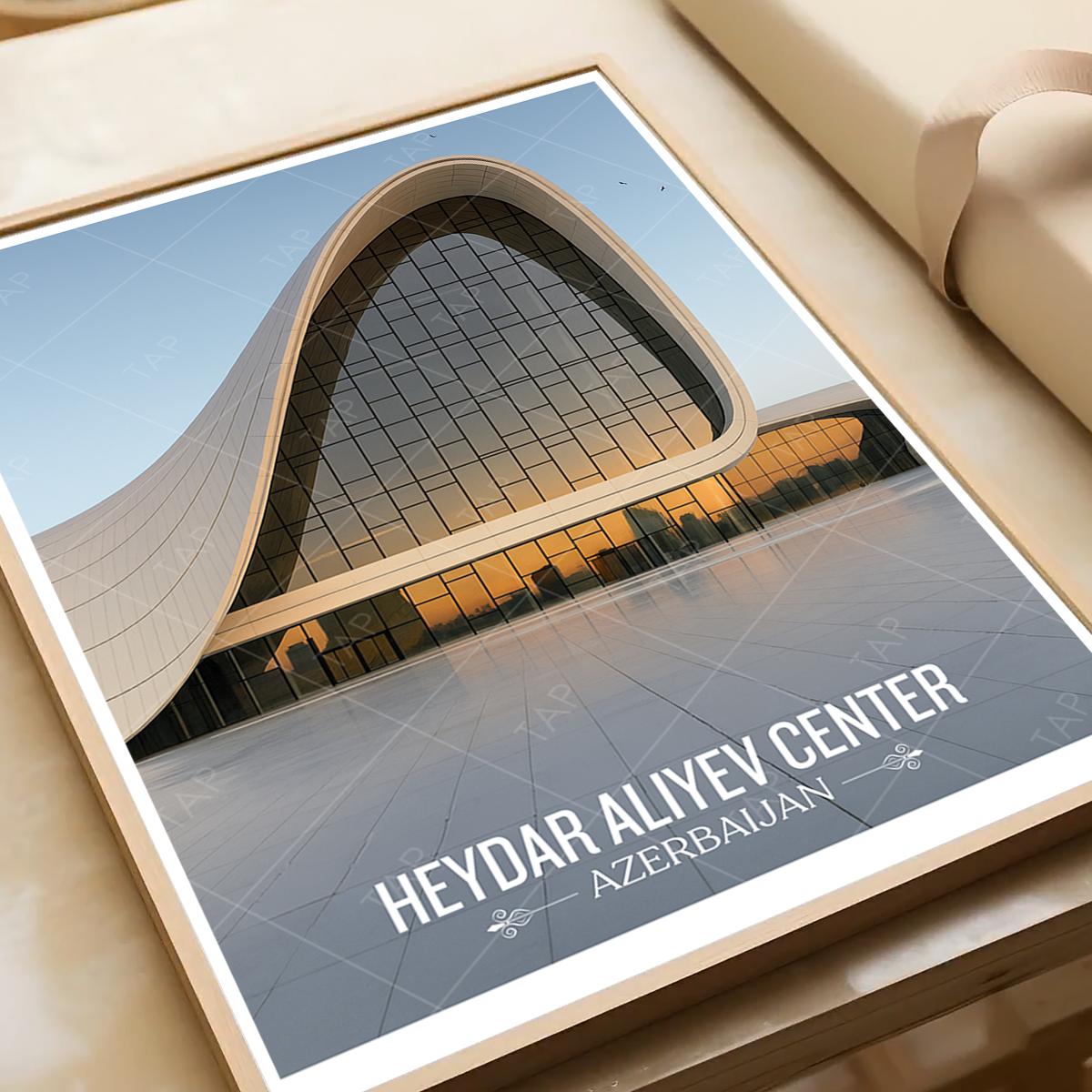 Heydar Aliyev Center - Azerbaijan - Travel Wall Art Print - Art Print - Travel Art Poster