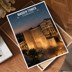 Maiden Tower - Azerbaijan - Travel Wall Art Print - Art Print - Travel Art Poster