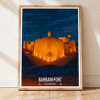 Bahrain Fort - Qal'at al-Bahrain - Travel Wall Art Print - Art Print - Travel Art Poster