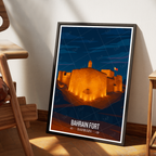 Bahrain Fort - Qal'at al-Bahrain - Travel Wall Art Print - Art Print - Travel Art Poster