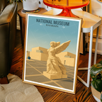 National Museum - Bahrain - Travel Wall Art Print - Art Print - Travel Art Poster