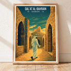 Qal-at Al-Bahrain - Bahrain - Travel Wall Art Print - Art Print - Travel Art Poster