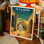 Qal-at Al-Bahrain - Bahrain - Travel Wall Art Print - Art Print - Travel Art Poster