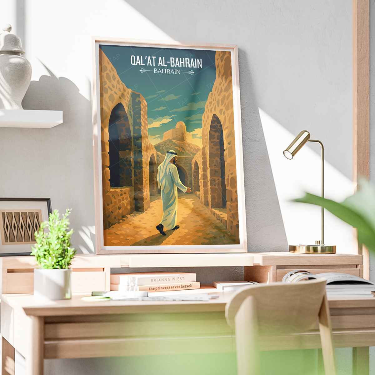 Qal-at Al-Bahrain - Bahrain - Travel Wall Art Print - Art Print - Travel Art Poster