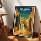 Qal-at Al-Bahrain - Bahrain - Travel Wall Art Print - Art Print - Travel Art Poster