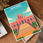 Ahsan Manzil - Bangladesh - Travel Wall Art Print - Art Print - Travel Art Poster