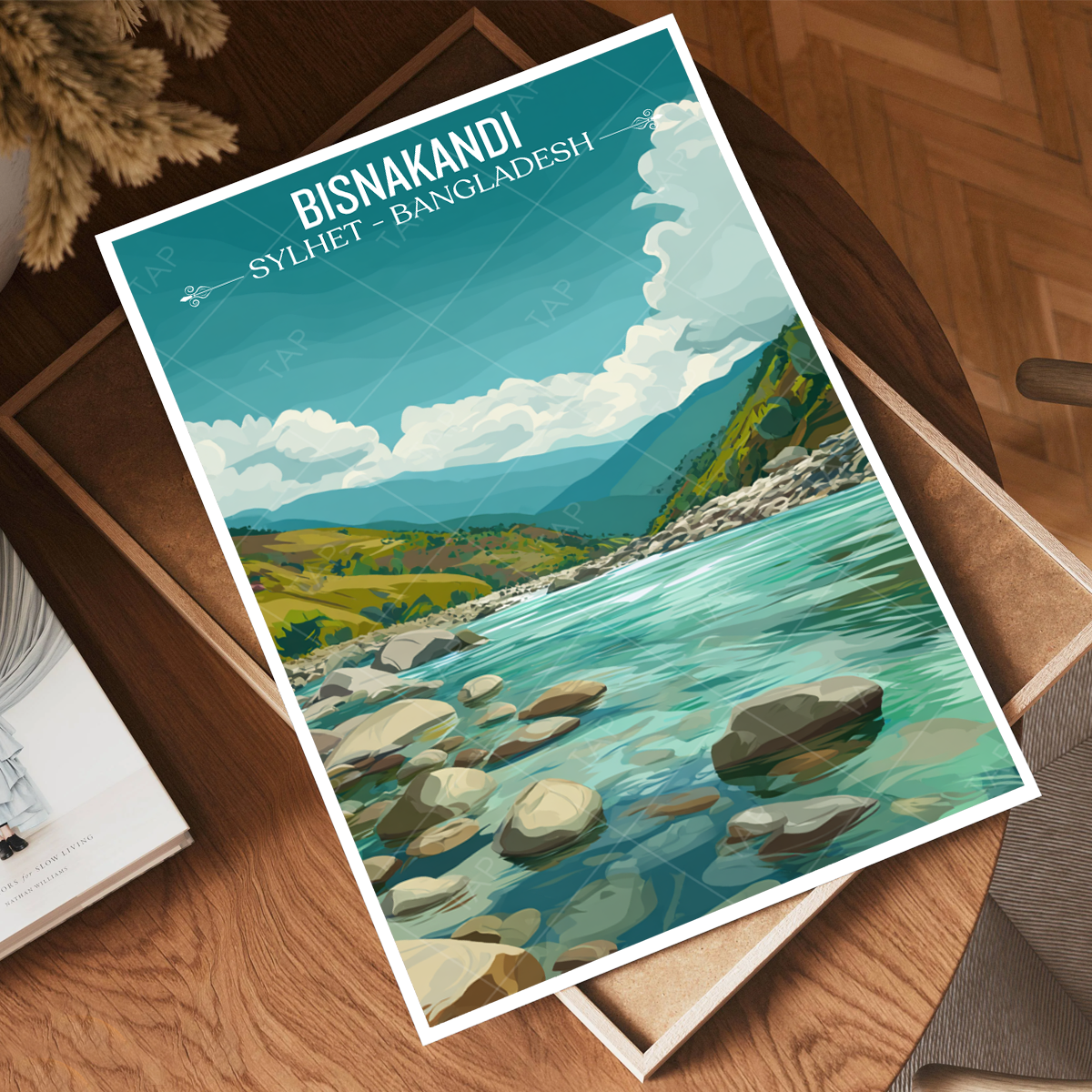 Bisnakandi - Sylhet - Bangladesh - Travel Wall Art Print - Art Print - Travel Art Poster