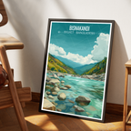 Bisnakandi - Sylhet - Bangladesh - Travel Wall Art Print - Art Print - Travel Art Poster