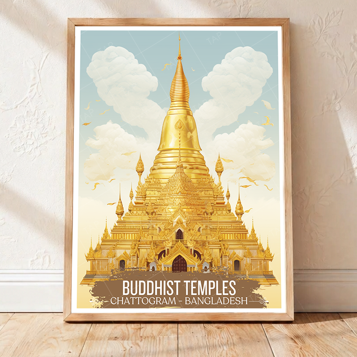 Buddhist Temples - Chattogram - Bangladesh - Travel Wall Art Print - Art Print - Travel Art Poster