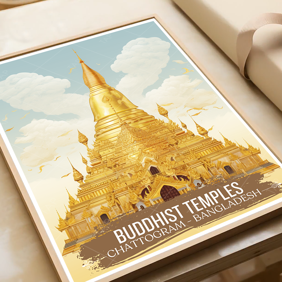 Buddhist Temples - Chattogram - Bangladesh - Travel Wall Art Print - Art Print - Travel Art Poster