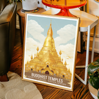 Buddhist Temples - Chattogram - Bangladesh - Travel Wall Art Print - Art Print - Travel Art Poster