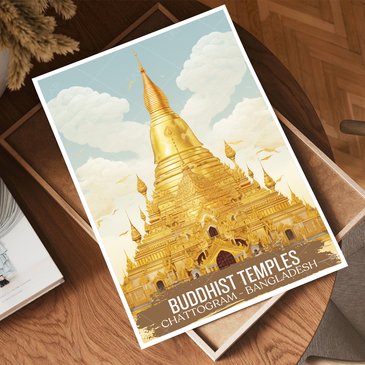 Buddhist Temples - Chattogram - Bangladesh - Travel Wall Art Print - Art Print - Travel Art Poster