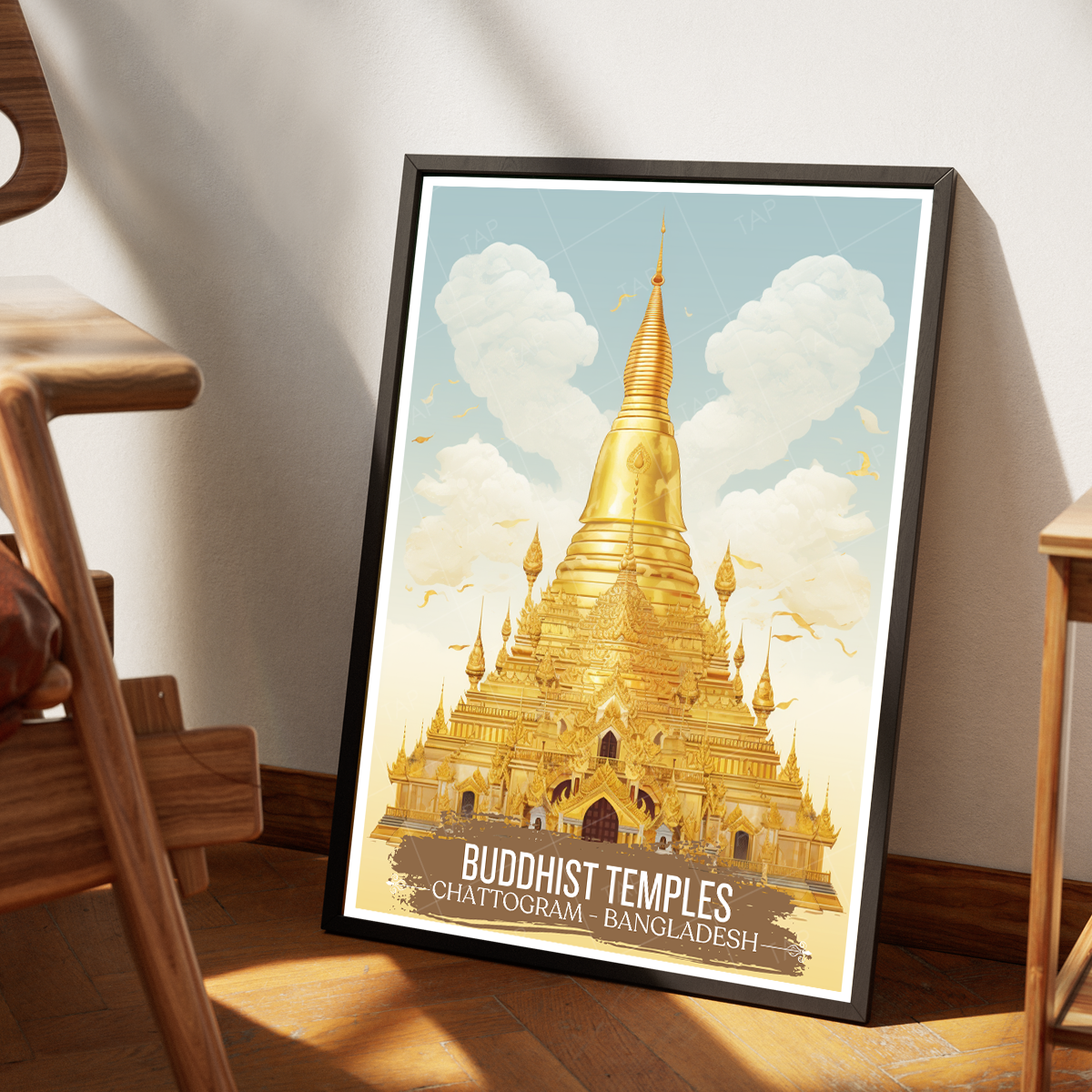 Buddhist Temples - Chattogram - Bangladesh - Travel Wall Art Print - Art Print - Travel Art Poster
