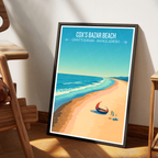 Cox's Bazar Beach - Chattogram - Bangladesh - Travel Wall Art Print - Art Print - Travel Art Poster