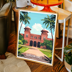 Curzon Hall - Dhaka - Bangladesh - Travel Wall Art Print - Art Print - Travel Art Poster