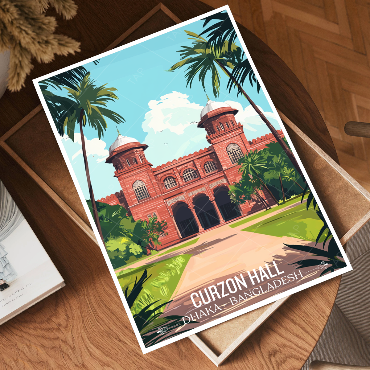 Curzon Hall - Dhaka - Bangladesh - Travel Wall Art Print - Art Print - Travel Art Poster