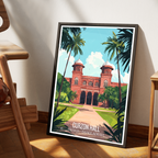 Curzon Hall - Dhaka - Bangladesh - Travel Wall Art Print - Art Print - Travel Art Poster