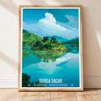 Durga Sagar - Barishal - Bangladesh - Travel Wall Art Print - Art Print - Travel Art Poster