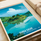 Durga Sagar - Barishal - Bangladesh - Travel Wall Art Print - Art Print - Travel Art Poster
