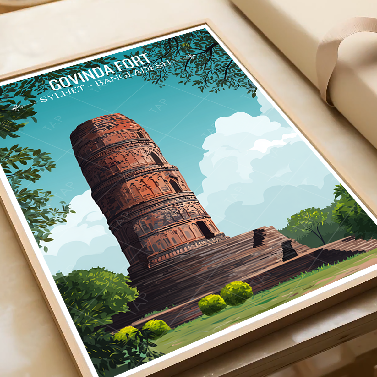 Govinda Fort - Sylhet - Bangladesh - Travel Wall Art Print - Art Print - Travel Art Poster