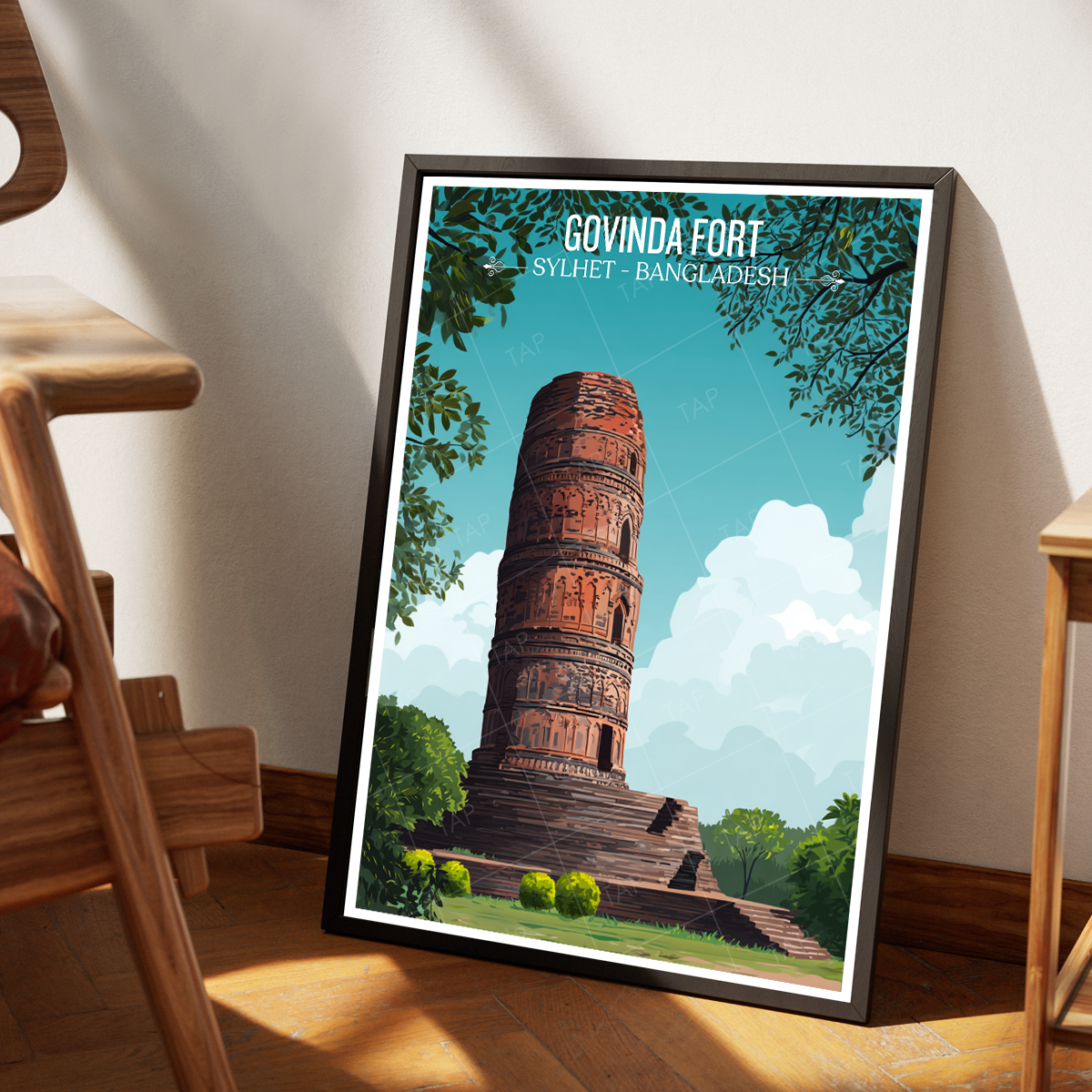 Govinda Fort - Sylhet - Bangladesh - Travel Wall Art Print - Art Print - Travel Art Poster
